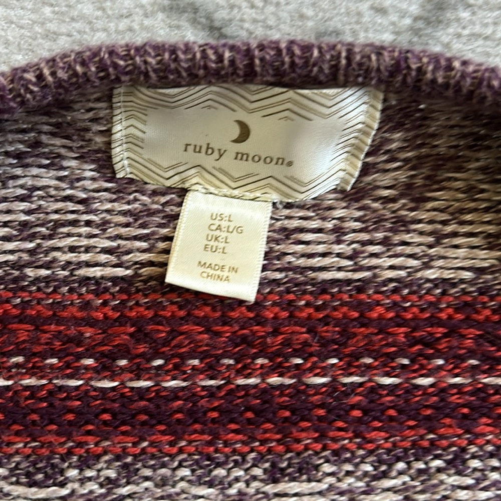 Anthropologie Ruby Moon Aztec Patterned Sweater - image 4